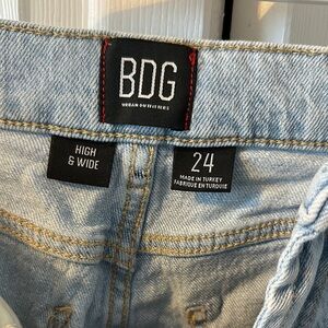 BDG Light Blue High & Wide Jeans